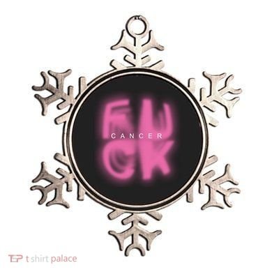 Fuck Cancer Logo Ornament