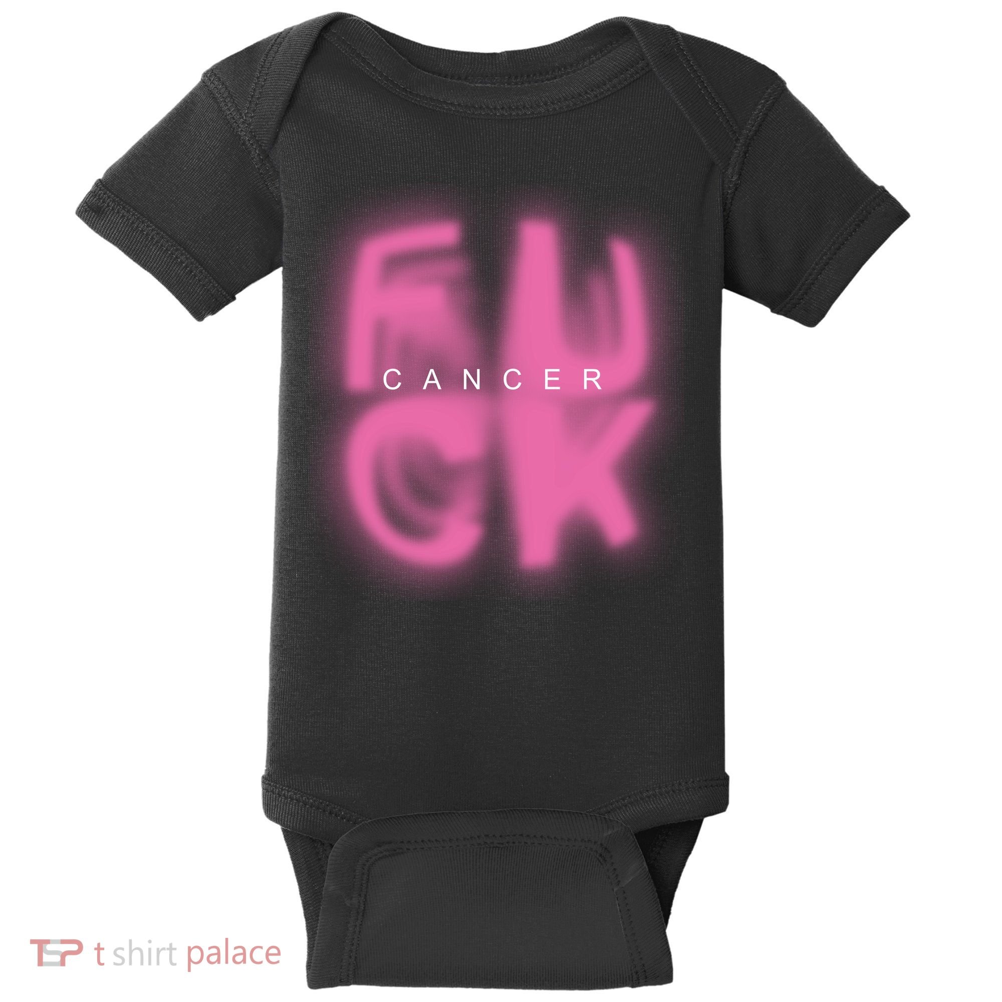 Fuck Cancer Logo Baby Bodysuit