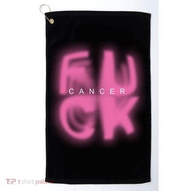Fuck Cancer Logo Golf Towel