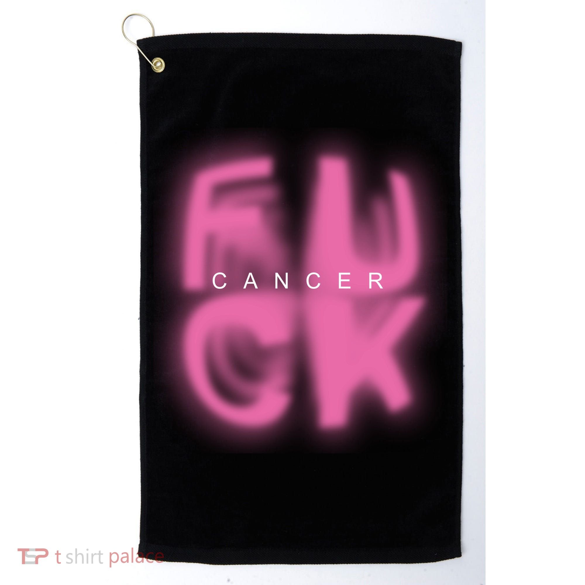 Fuck Cancer Logo Golf Towel
