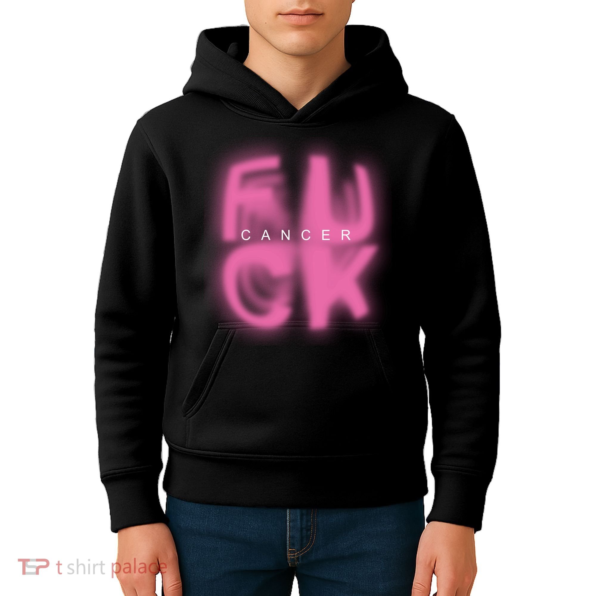 Fuck Cancer Logo Kids Hoodie