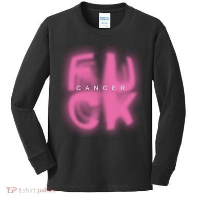Fuck Cancer Logo Kids Long Sleeve Shirt