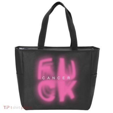 Fuck Cancer Logo Tote Bag