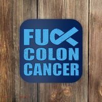 Fuck Colon Cancer Coaster thumb 0