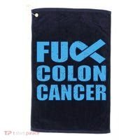 Fuck Colon Cancer Golf Towel thumb 0