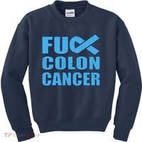 Fuck Colon Cancer Kids Sweatshirt thumb 0