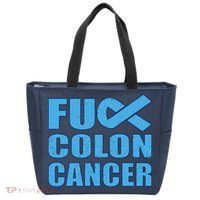 Fuck Colon Cancer Tote Bag thumb 0