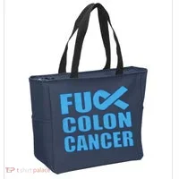 Fuck Colon Cancer Tote Bag thumb 2