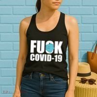 Fuck COVID-19 Women's Tank Top thumb 2