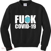 Fuck COVID-19 Kids Sweatshirt thumb 0