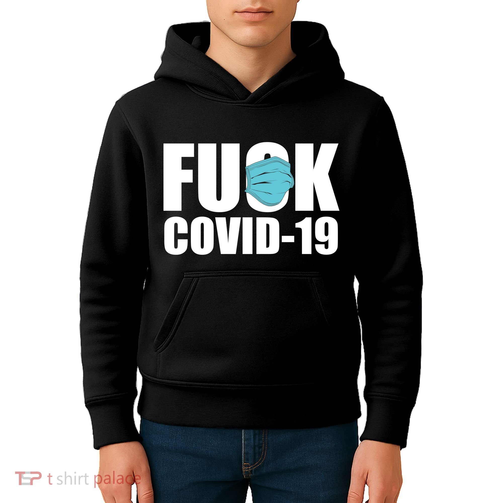 Fuck COVID-19 Kids Hoodie