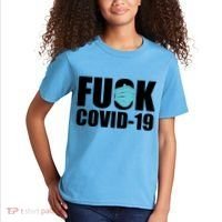 Fuck COVID-19 Kids T-Shirt thumb 2