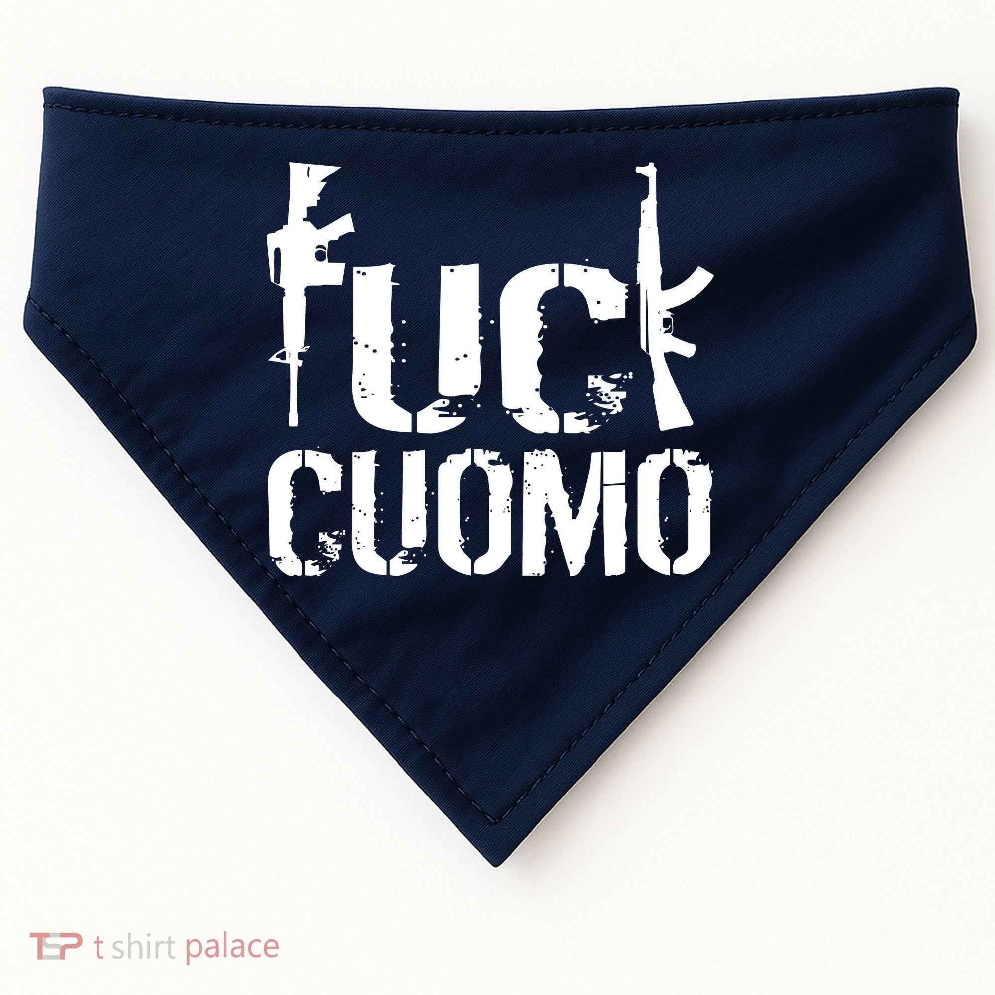 Fuck Cuomo Gun Rights USA-Made Doggie Bandana