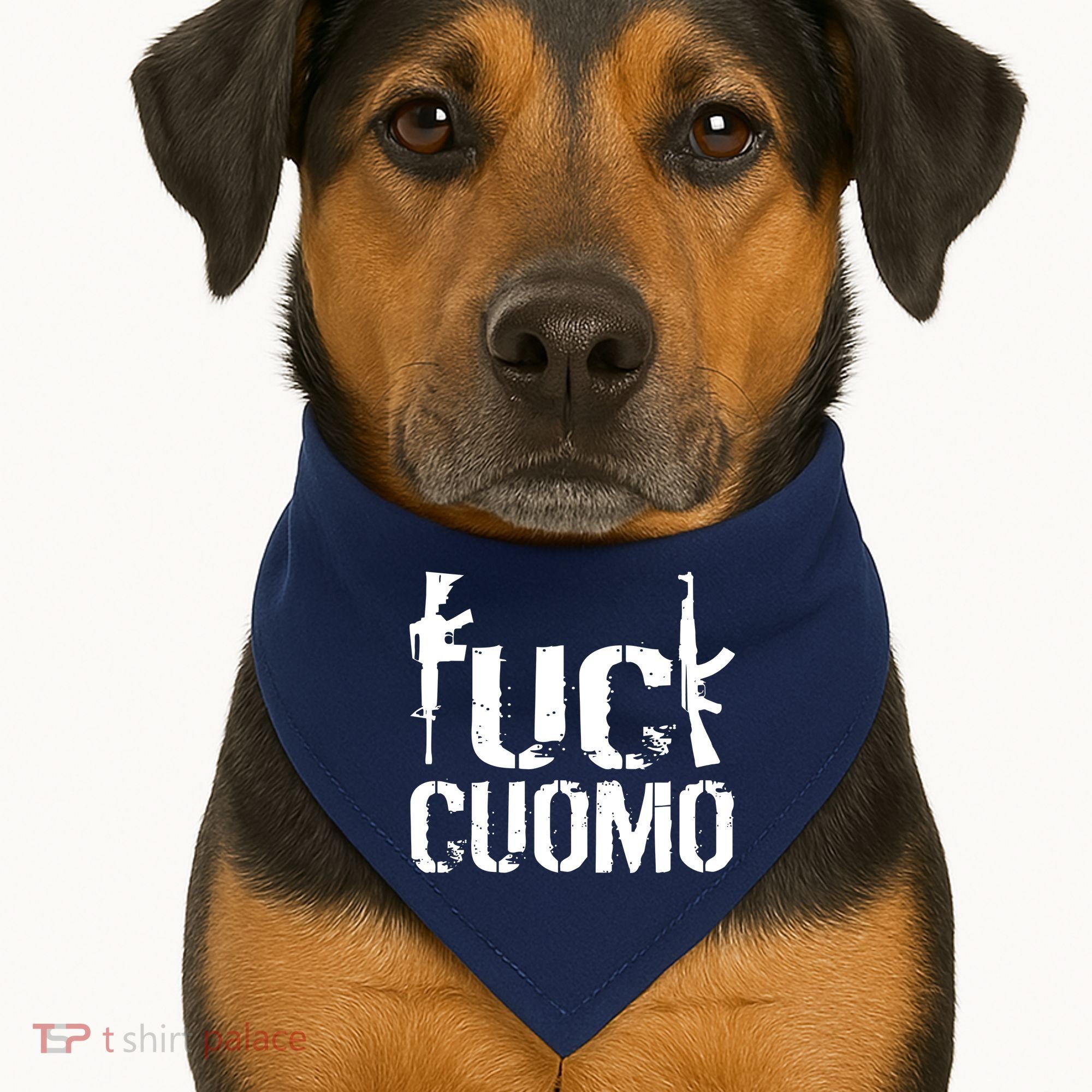 Fuck Cuomo Gun Rights USA-Made Doggie Bandana