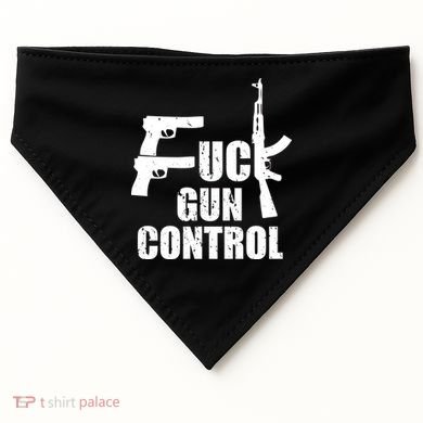 Fuck Gun Control USA-Made Doggie Bandana