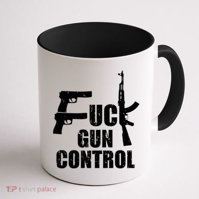 Fuck Gun Control Coffee Mug back