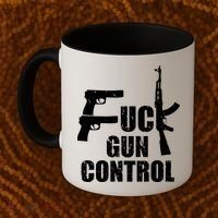 Fuck Gun Control Coffee Mug thumb 2