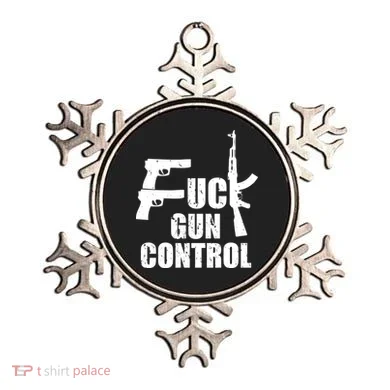 Fuck Gun Control Ornament