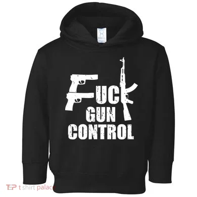 Fuck Gun Control Toddler Hoodie
