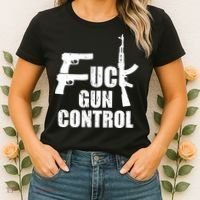 Fuck Gun Control Women's T-Shirt thumb 2