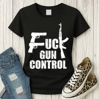 Fuck Gun Control Women's T-Shirt thumb 3