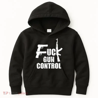 Fuck Gun Control Kids Hoodie