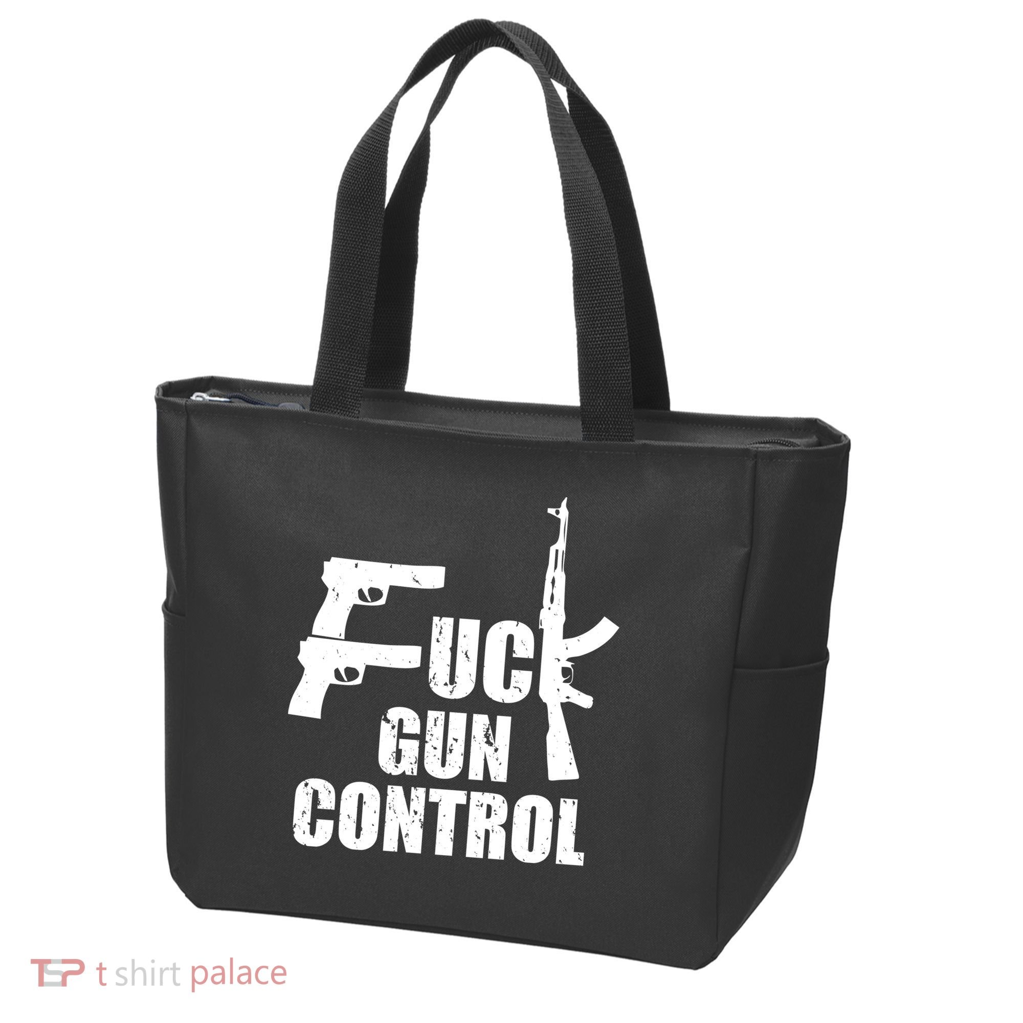 Fuck Gun Control Tote Bag