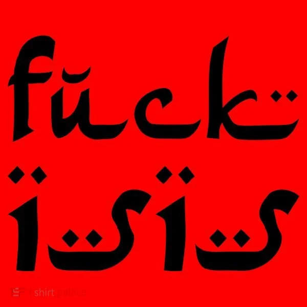 Fuck Isis Arabic Logo Santa Hat