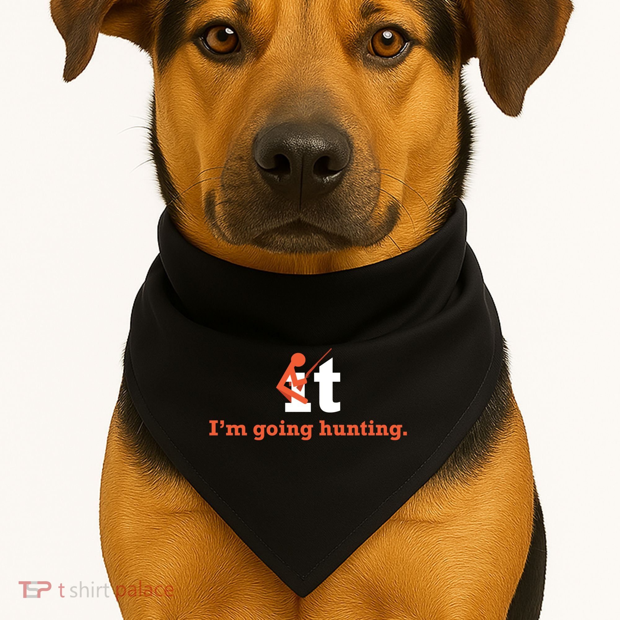 Fuck It I'm Going Hunting USA-Made Doggie Bandana
