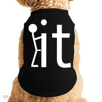 Fuck It Logo Figure Doggie Tank