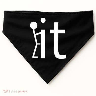 Fuck It Logo Figure USA-Made Doggie Bandana