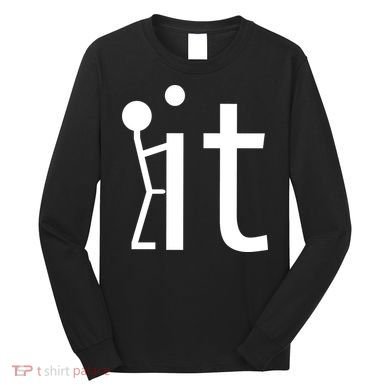Fuck It Logo Figure Long Sleeve Shirt