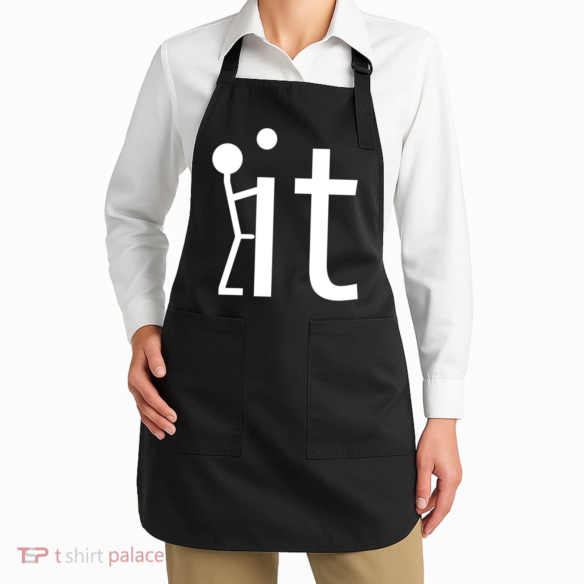 Fuck It Logo Figure Apron