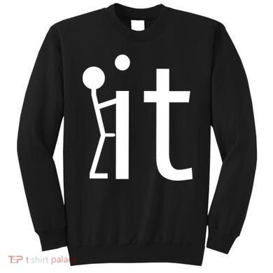 Fuck It Logo Figure Sweatshirt