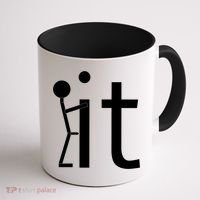Fuck It Logo Figure Coffee Mug thumb 1