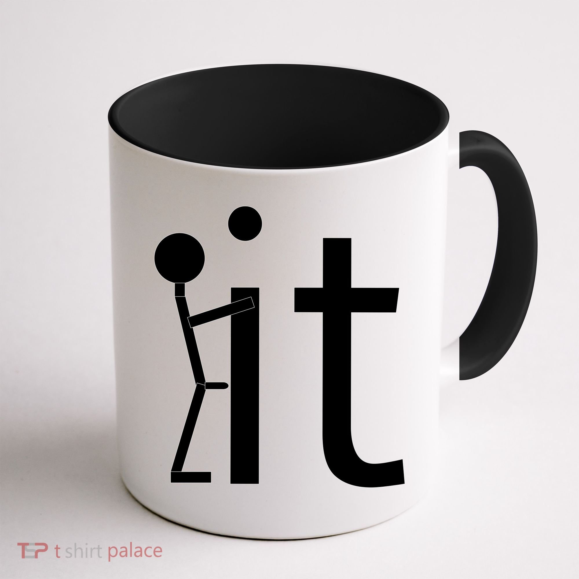Fuck It Logo Figure Coffee Mug