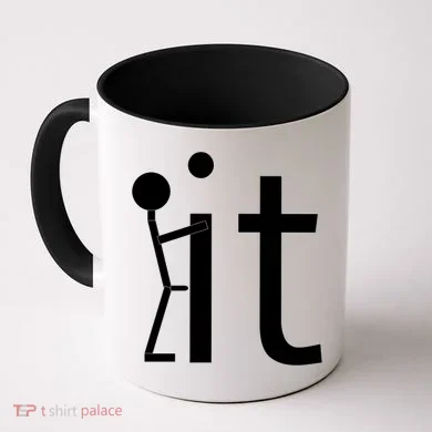 Fuck It Logo Figure Coffee Mug