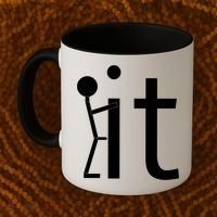 Fuck It Logo Figure Coffee Mug thumb 2