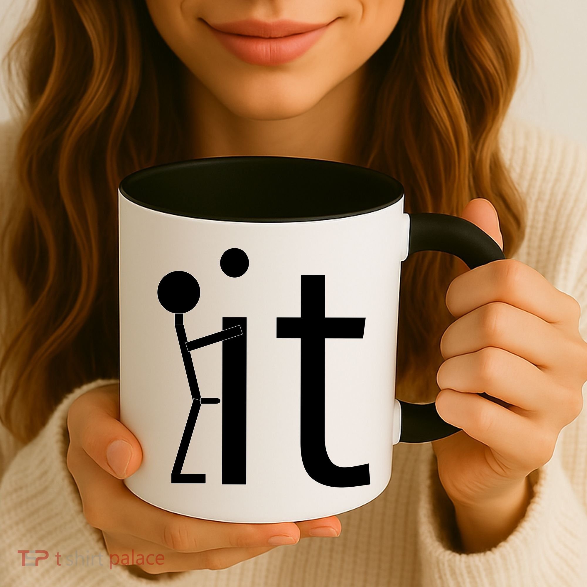 Fuck It Logo Figure Coffee Mug