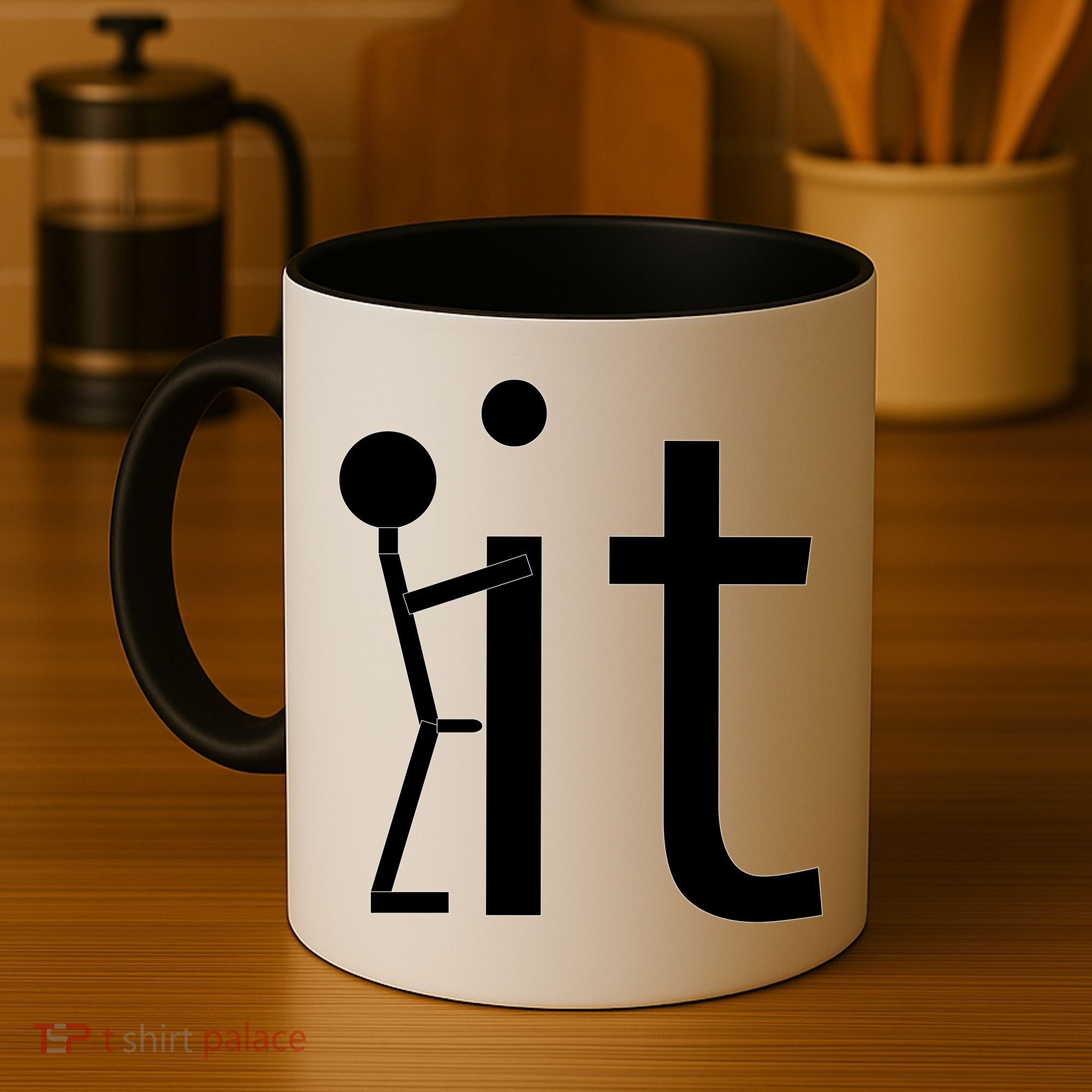 Fuck It Logo Figure Coffee Mug
