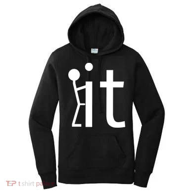 Fuck It Logo Figure Women's Hoodie
