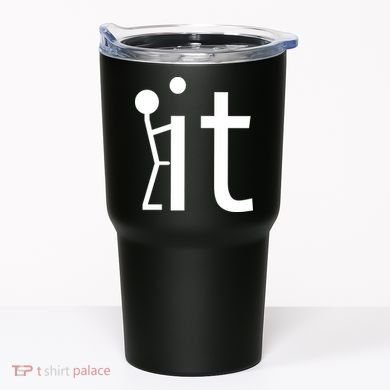 Fuck It Logo Figure Tumbler