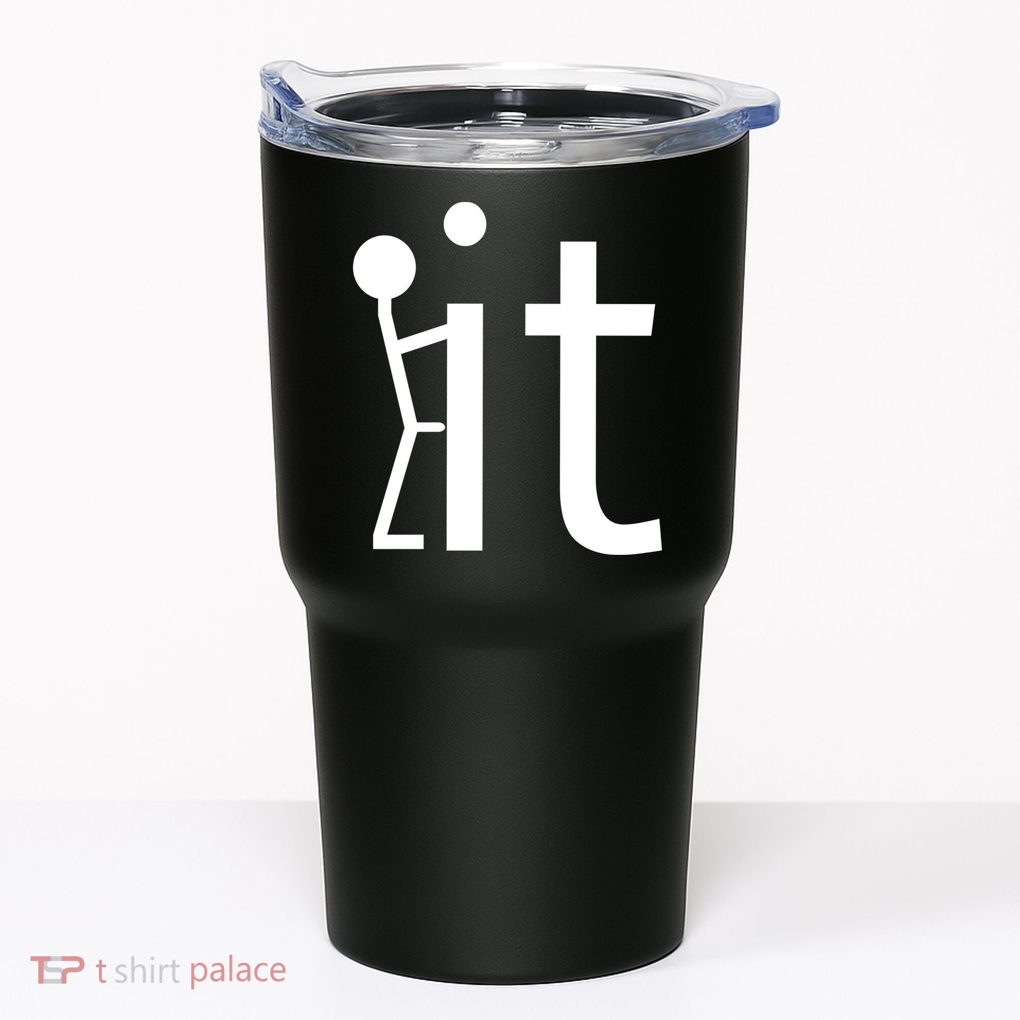 Fuck It Logo Figure Tumbler