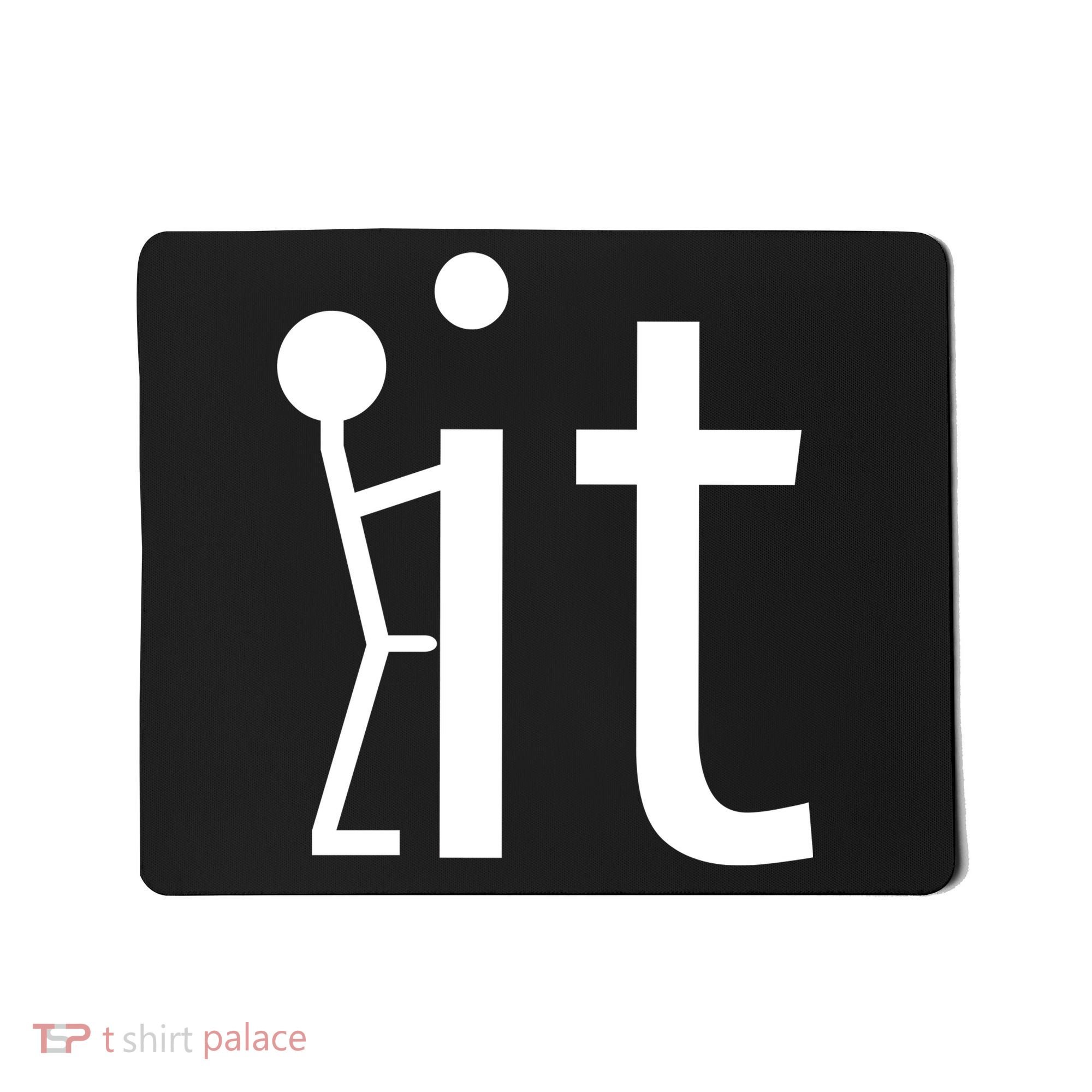 Fuck It Logo Figure Mousepad