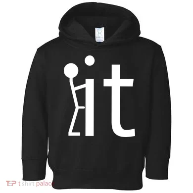 Fuck It Logo Figure Toddler Hoodie