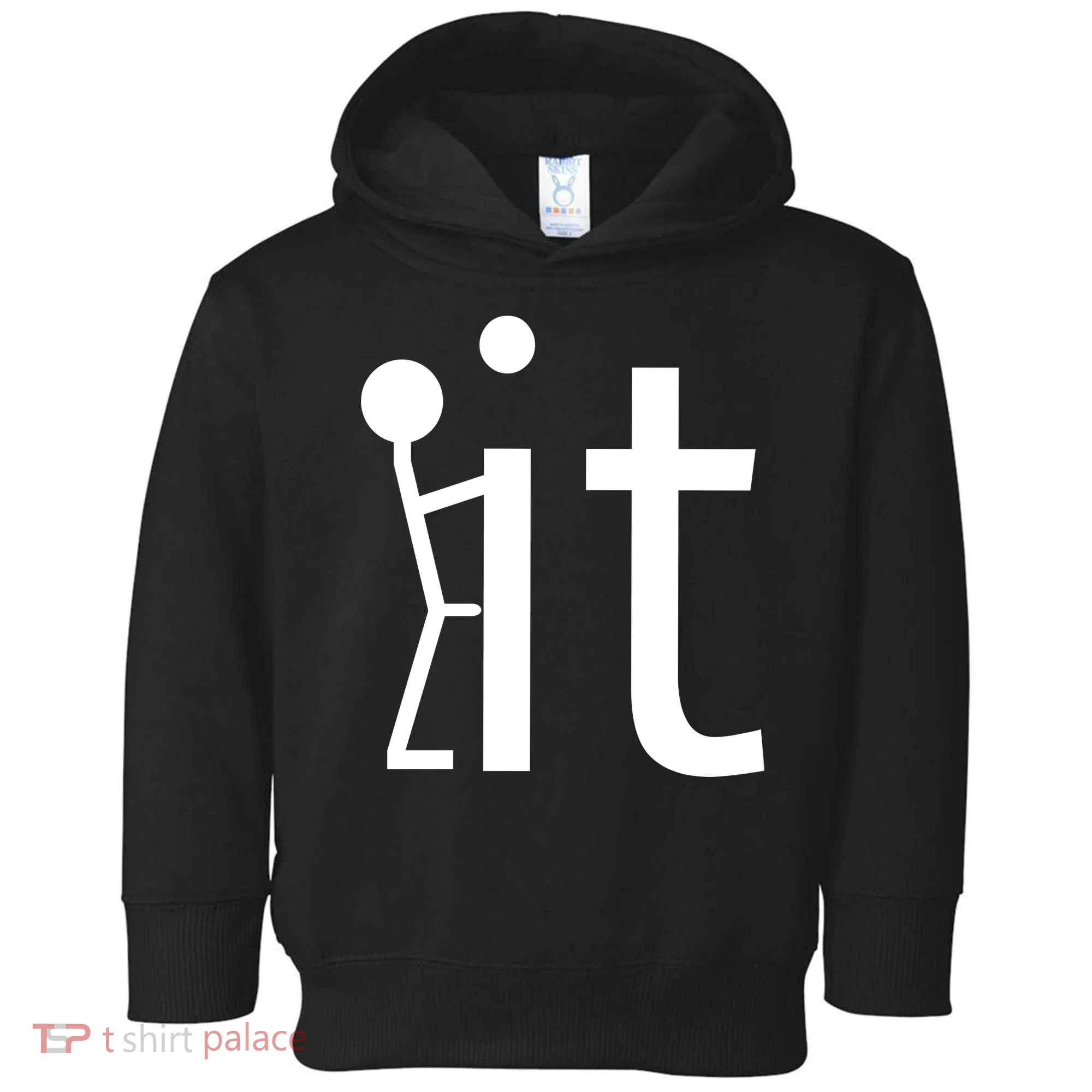 Fuck It Logo Figure Toddler Hoodie