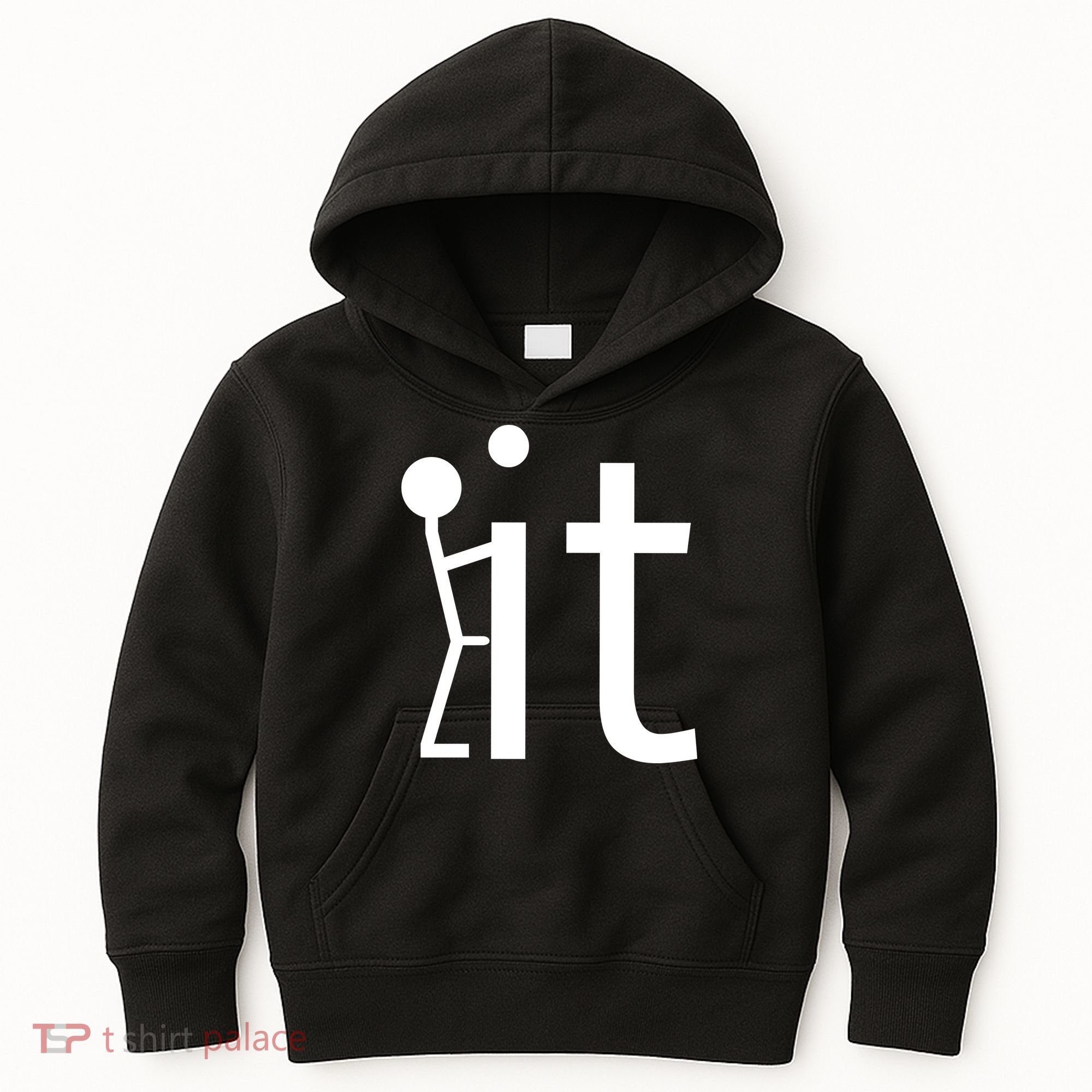 Fuck It Logo Figure Kids Hoodie
