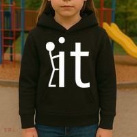 Fuck It Logo Figure Kids Hoodie thumb 3