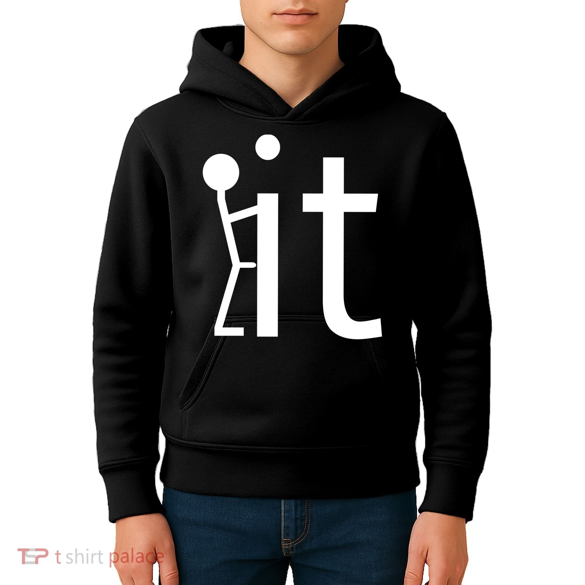 Fuck It Logo Figure Kids Hoodie