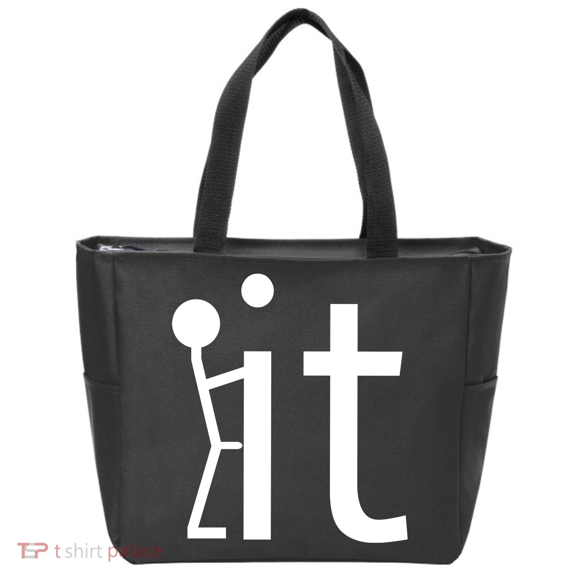 Fuck It Logo Figure Tote Bag